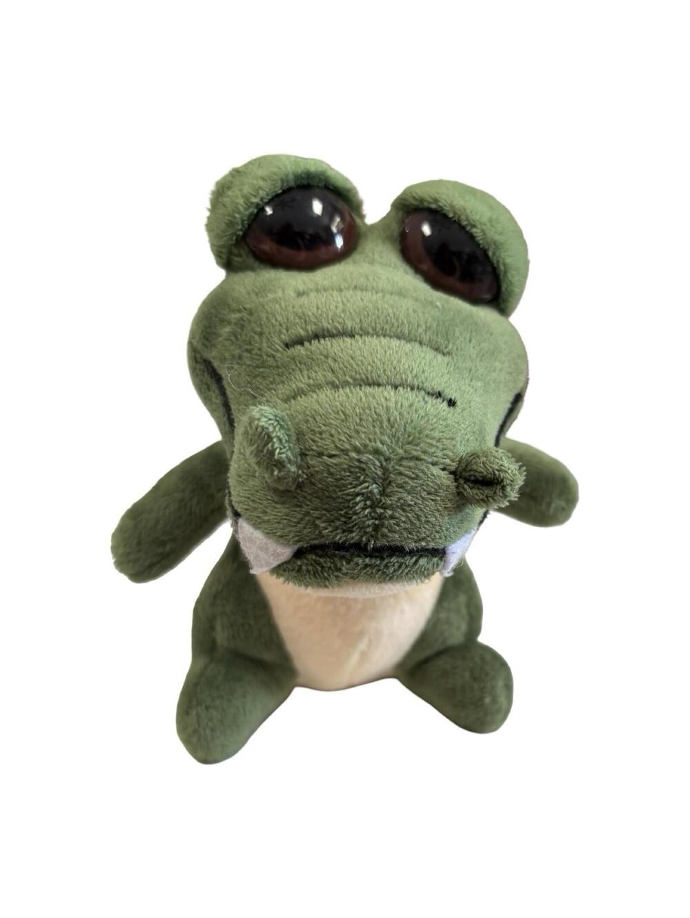 Aurora Mini Green Gator Dreamy Eyes Enchanting Stuffed Animal Florida 6 inch
